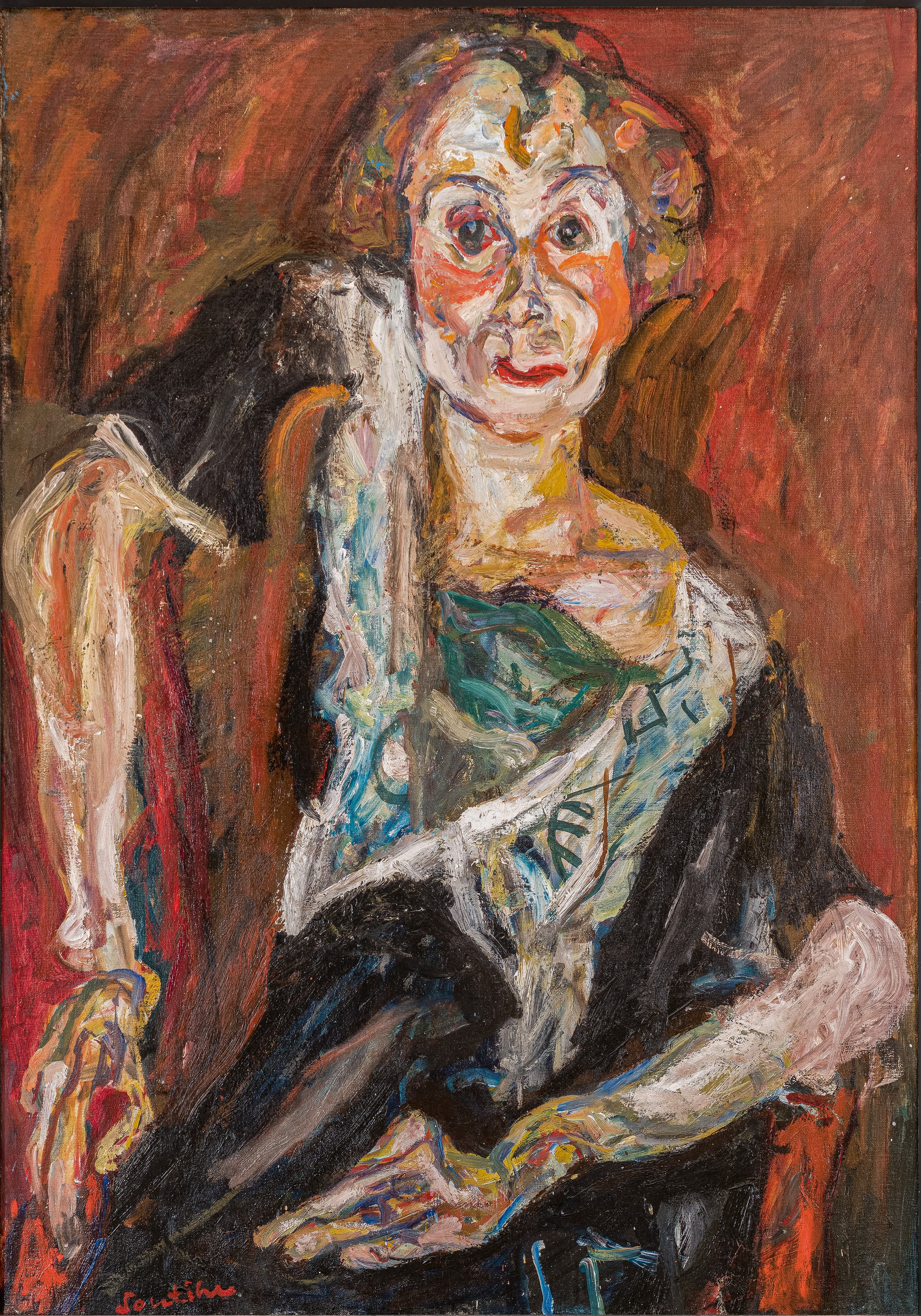 Chaïm Soutine, La vieille actrice, 1922