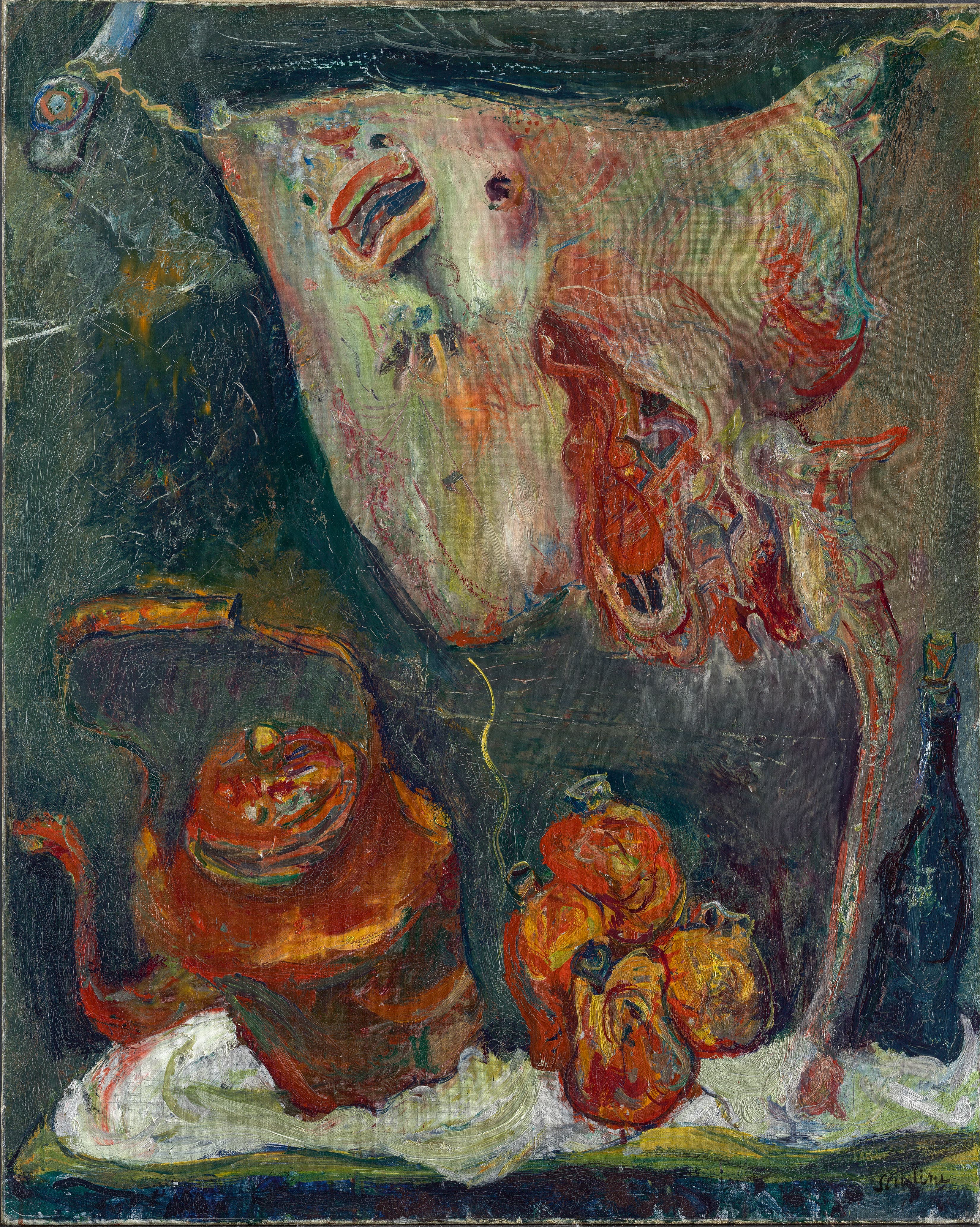 Chaïm Soutine, Nature moret é la raie, 1923