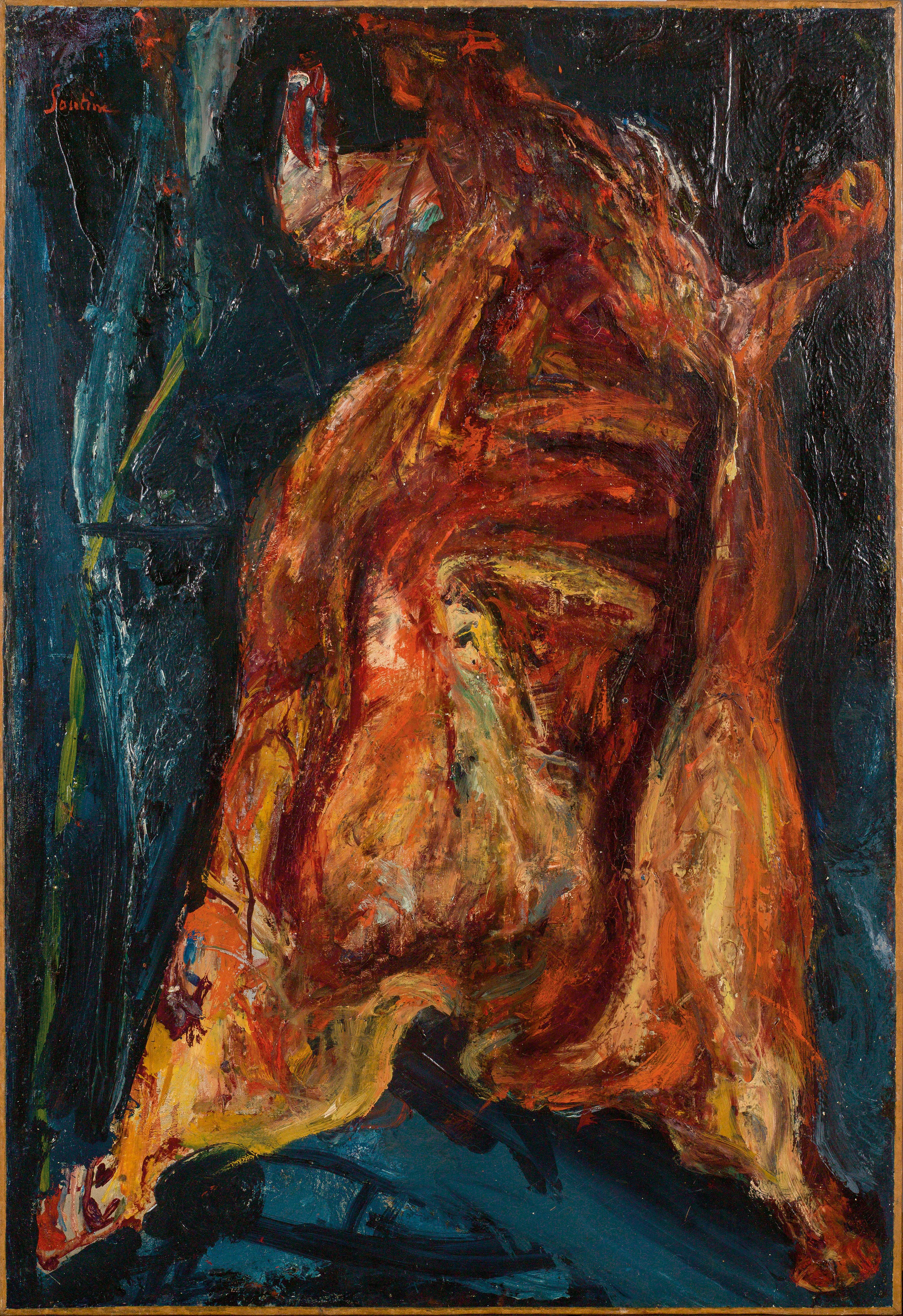 Chaïm Soutine, Le boeuf ecorché, um 1925