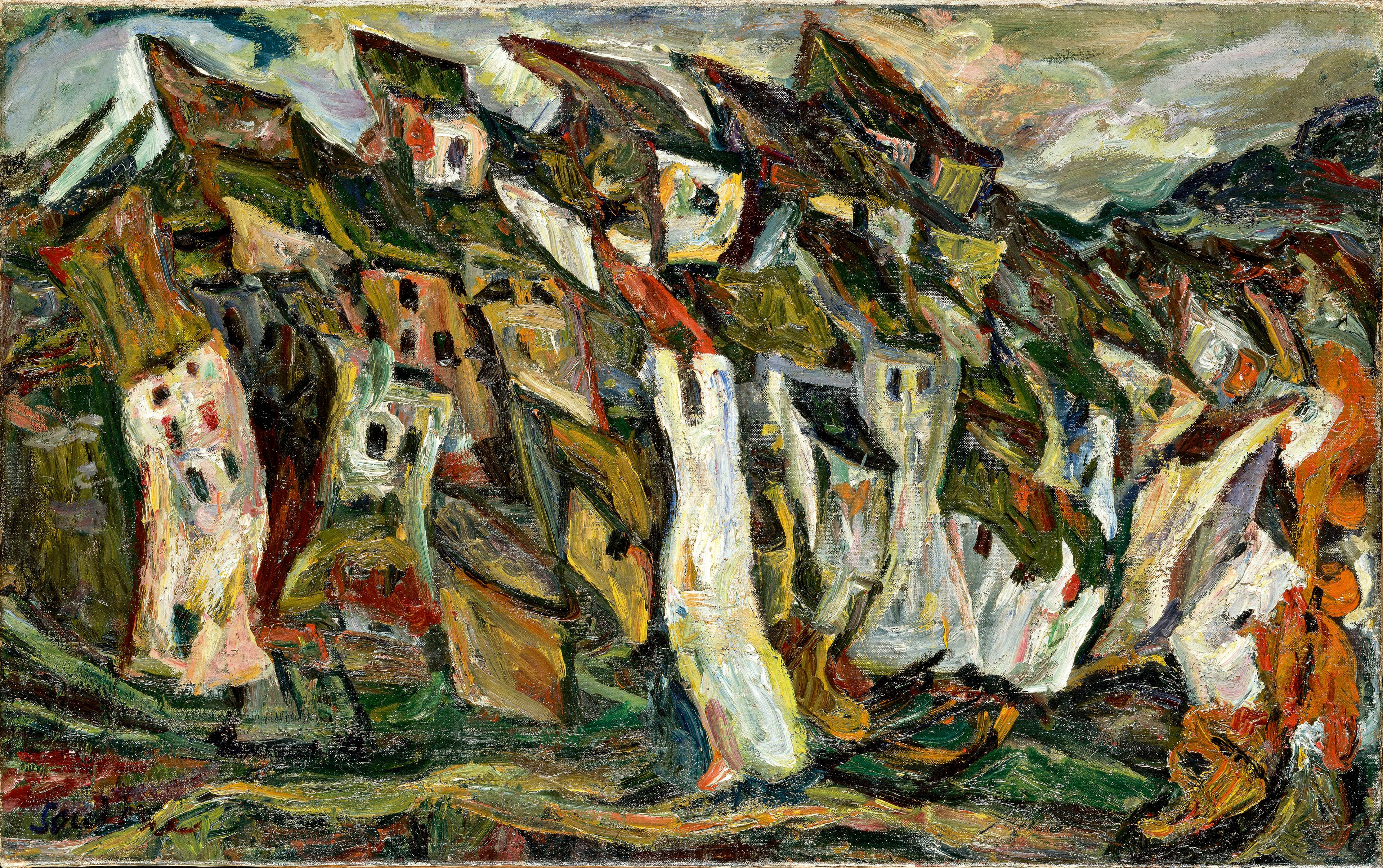 Chaïm Soutine, Les maisons, 1920-21