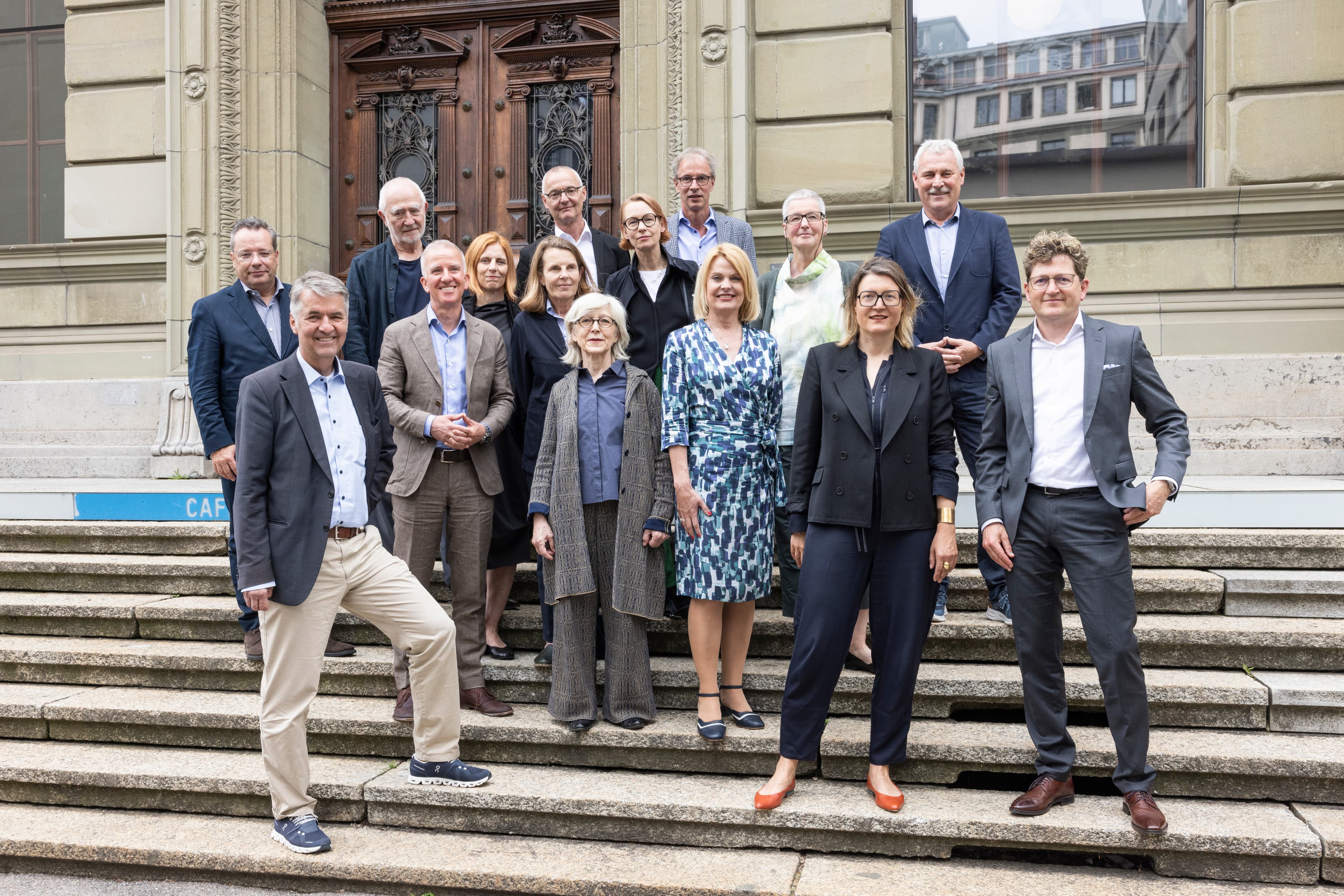 Die Jury zum Architekturwettbewerb Zukunft Kunstmuseum Bern