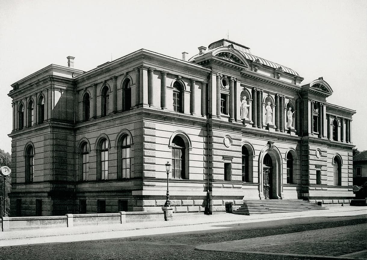 Der Stettler-Bau des Kunstmuseum Bern, 1895