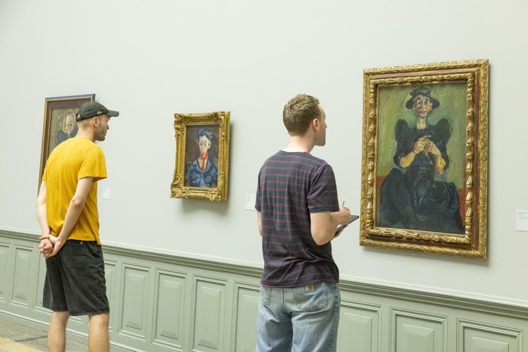 Besucher:innen Soutine Ausstellung Kunstmuseum Bern