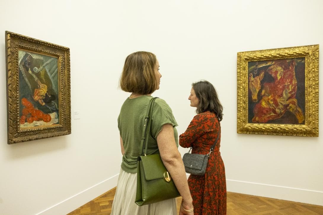 Besucher:innen Soutine Ausstellung Kunstmuseum Bern