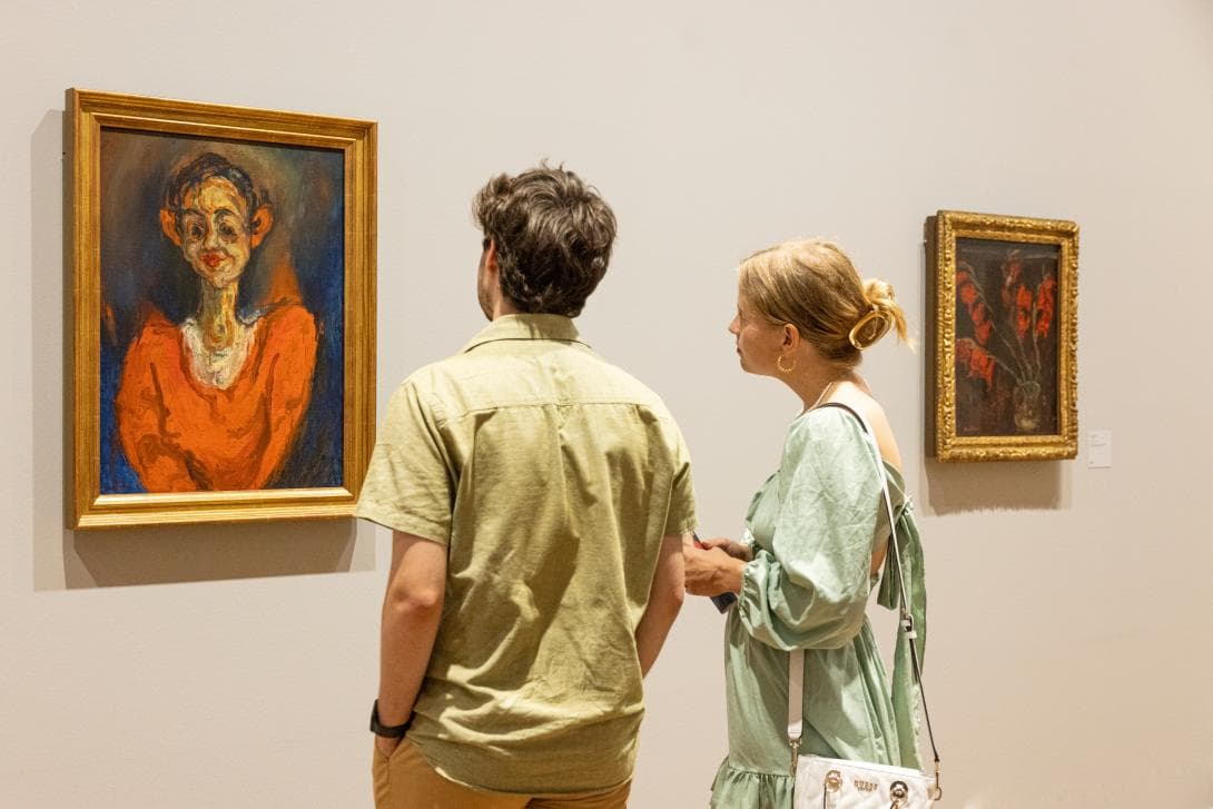 Besucher:innen Soutine Ausstellung Kunstmuseum Bern