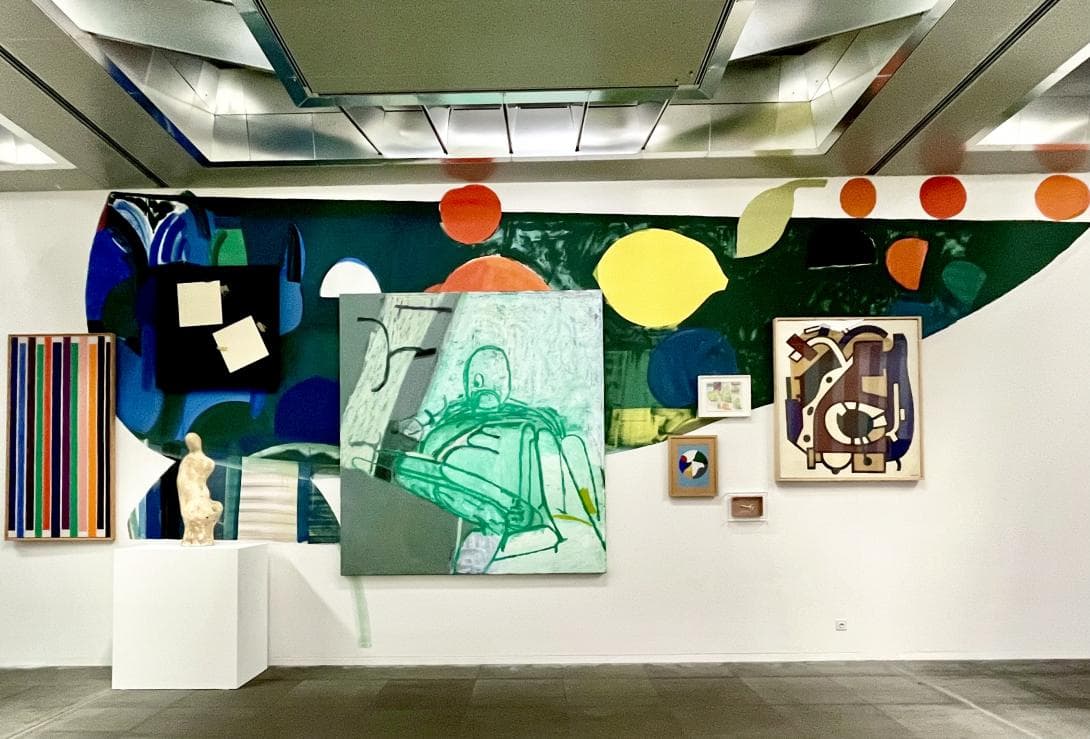 Exhibition view: Amy Sillman. Oh, Clock! Kunstmuseum Bern 2024