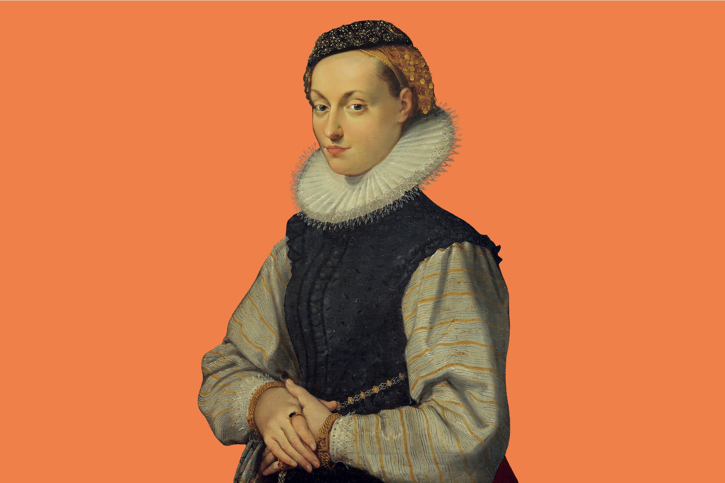 Joseph Heintz d. Ä., Bildnis einer Dame (Detail)